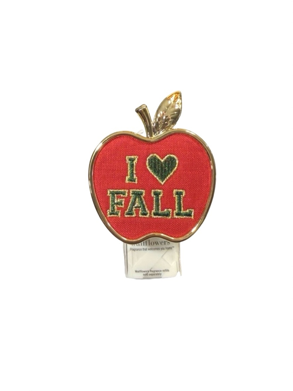 I Love Fall Apple Wallflower Fragrance Plug In